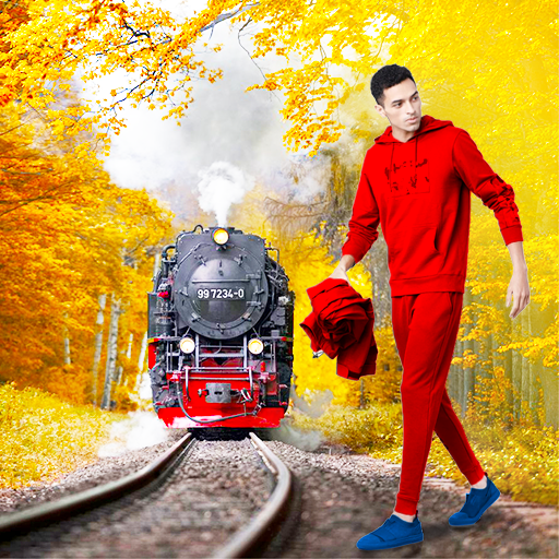 Ancient Train Photo Editor icon