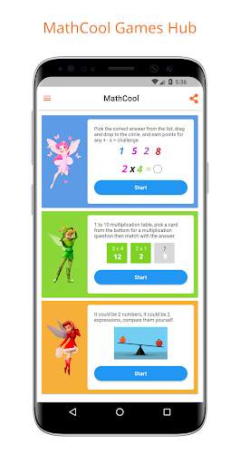 MathCool Games Hub screenshot 1