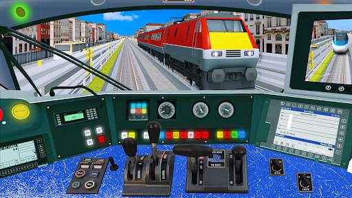 City Train Sim-Train Games 3D स्क्रीनशॉट 6