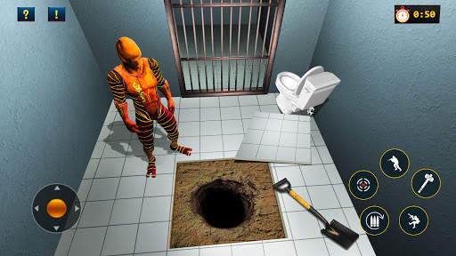 Green Alien Prison Escape Game 2021 screenshot 1