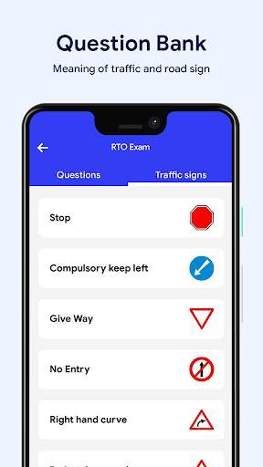 RTO Exam : Driving License Test screenshot 1