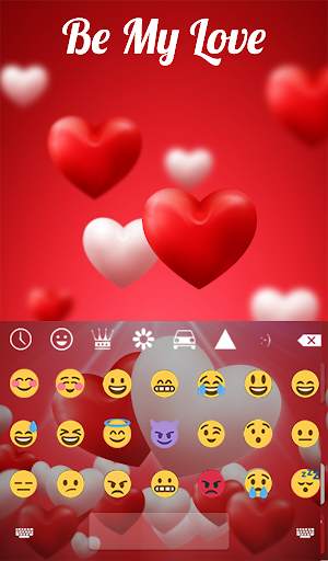 Be My Love Animated Keyboard + Live Wallpaper screenshot 4
