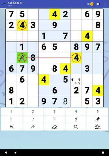Sudoku - Klasik bulmaca oyunu screenshot 19