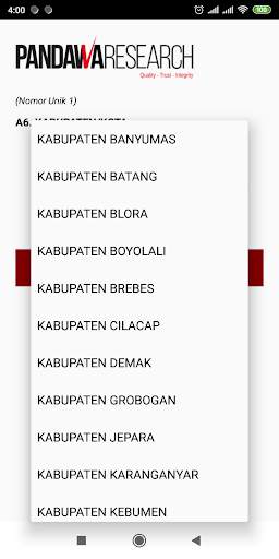 Pandawa Mobile Survey screenshot 6