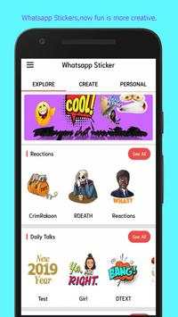 Stickchat- Stickers for whatsapp screenshot 1