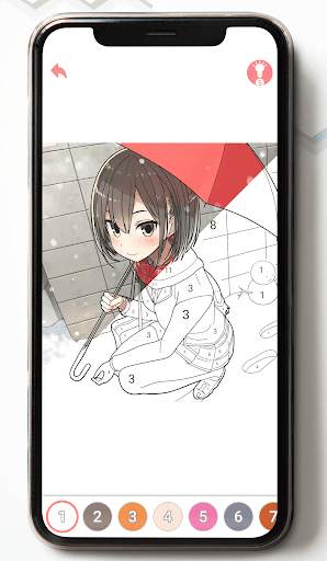 Anime Paint By Number 7 تصوير الشاشة