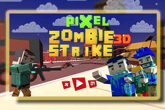 Pixel Gun 3D - Zombie Strike - Free Action Game screenshot 1