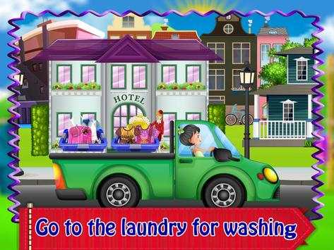 Hotel Room Cleaning Clothes - Girls Games screenshot 3