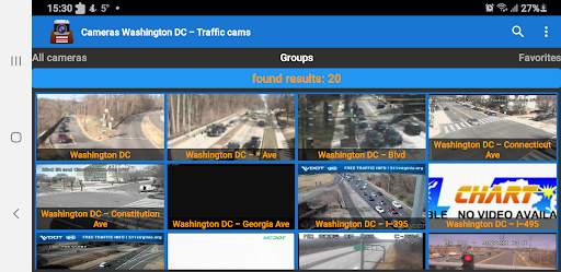 Cameras Washington DC Traffic screenshot 5