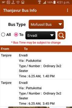 Thanjavur Bus Info screenshot 5