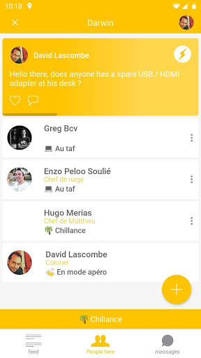 Entourage - Localized social network screenshot 2