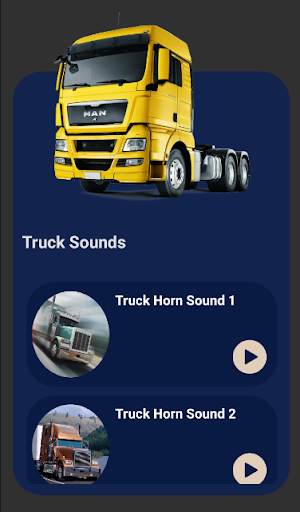 Truck Horn Sound - Horn&Siren screenshot 1