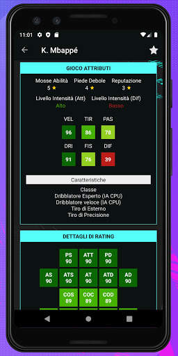 Potenzialità Giocatori 21 screenshot 4