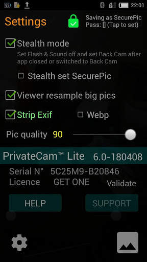 PrivateCam  Private camera   encryption screenshot 6