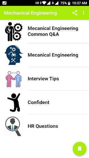 Mechanical interview questions скриншот 1