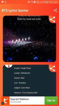 bts lyric quotes with photos screenshot 1