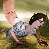 Зомби-дробилка 3D иконка