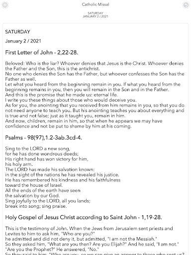 Catholic Missal screenshot 13