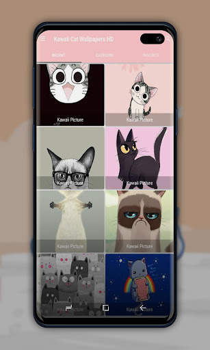 Kawaii Cat Wallpapers HD screenshot 2