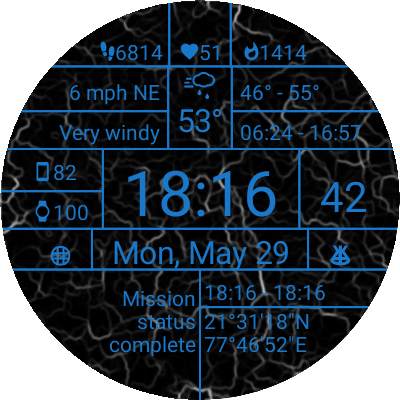 Notro Watch Face with the Omega Engine скриншот 1