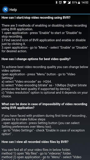 Background Video Recorder (free) screenshot 8