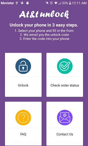 att unlock code (Liberar Teléfonos) screenshot 1