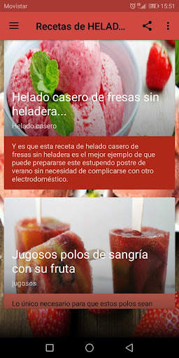 Recetas de HELADOS caseros screenshot 7