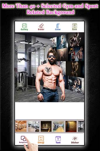 Bodybuilding Photo Editor : Photo Cut screenshot 2
