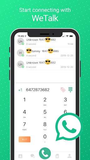 WeTalk International Calls App screenshot 1
