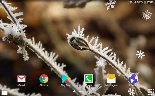 Winter and Autumn Flowers Live Wallpaper screenshot 8