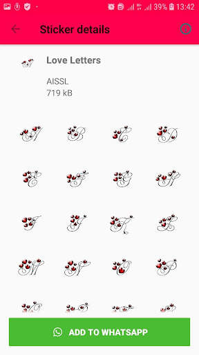 Romantic Love Sticker for WA screenshot 1