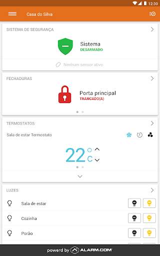 Alarm.com screenshot 2