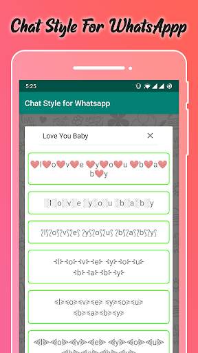 Chat Style For WhatsApp : Cool Font & Stylish Text screenshot 3