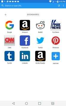 High End Mobile Browser App screenshot 1
