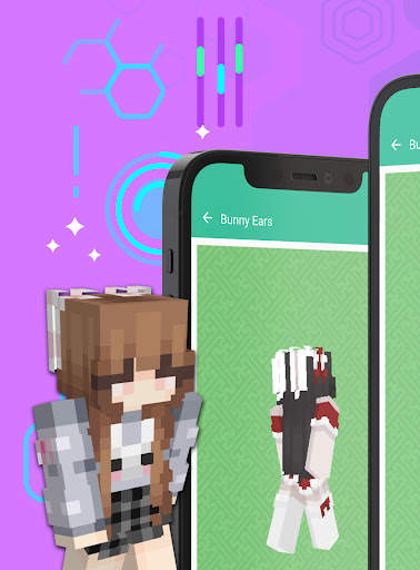 Bunny Ears Skin For Minecraft screenshot 3
