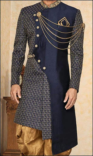 Latest Fashion Men Sherwani Photo Suit screenshot 1