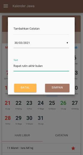 Kalender Jawa Lengkap screenshot 4