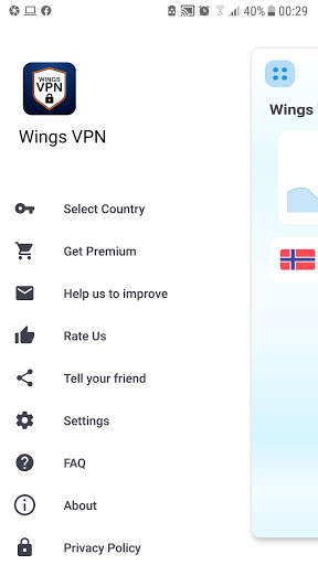 Wings VPN screenshot 2