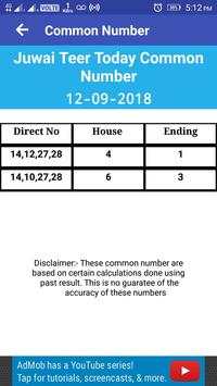 Teer Common Number ||Teer  Target || Teer App screenshot 3