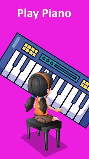 Pink Piano Keyboard - Music And Song Instruments screenshot 2