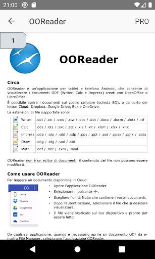 OOReader screenshot 1