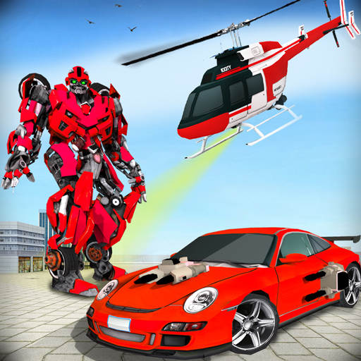 Robot Helicopter Gunship Strike 3D: Robot Games 3D 3.0