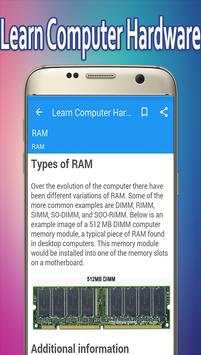 Learn Computer Hardware screenshot 2