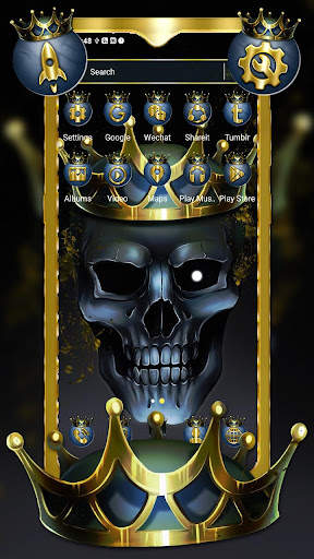 Skull King Launcher Theme screenshot 3