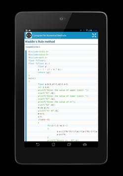 C program for Numerical Method screenshot 8