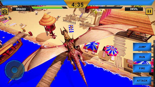 Dragon Simulator Beach & City  screenshot 1