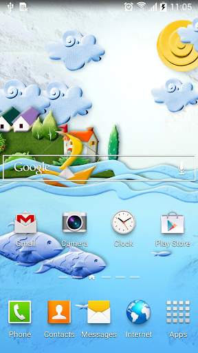 Paper World Live Wallpaper screenshot 4