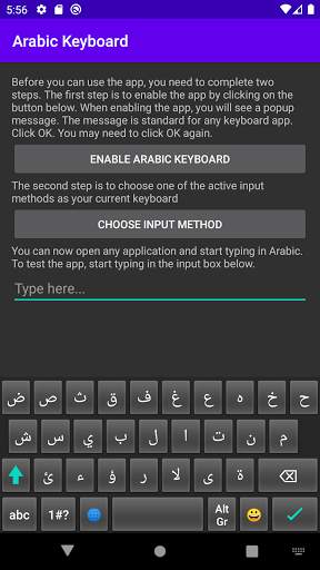 Arabic Keyboard screenshot 3