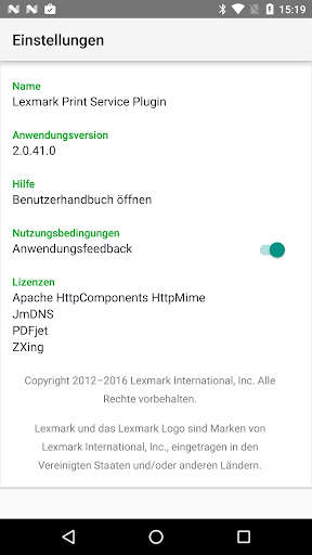Lexmark Print Service Plugin screenshot 7