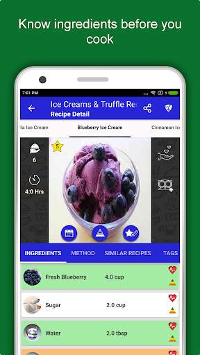 70  Homemade Ice Creams Recipes & Desserts Offline screenshot 6